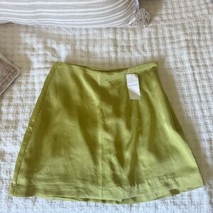 Abercrombie & Fitch Green Mini Skirt